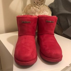 Juicy Couture Kier Bright Pink Micro Boots